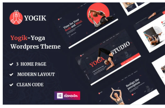 Yogik - Yoga Studio WordPress Theme