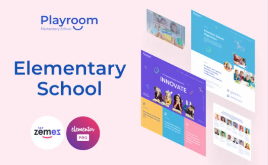 Playroom - Elementary School Elementor Kit