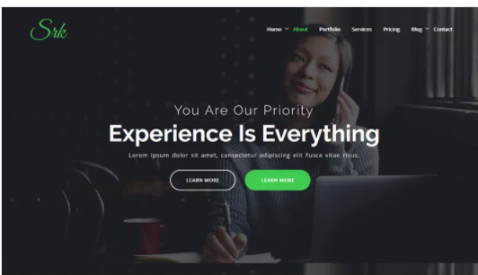 Product Image - SRK – One Page Parallax WordPress Theme