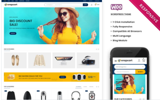 Snapcart - The Ultimate Mega Shop Responsive WooCommerce Theme