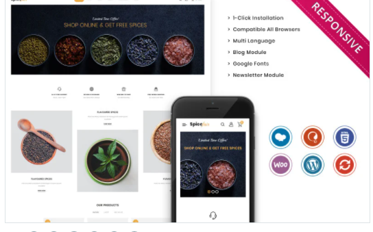 Spicefair - The Grocery Store Responsive WooCommerce Theme