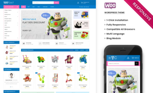 Toycult - The Kids Toy Store Premium WooCommerce Theme