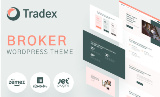 Tradex - Forex Broker WordPress Theme