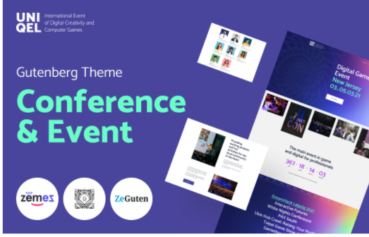 Uniqel - Conference and Event WordPress Theme