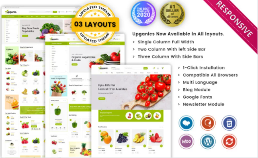 Upganic - The Mega Grocery Store Premium WooCommerce Theme