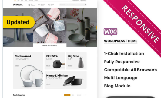 Utown - The Mega Kitchen Store Premium WooCommerce Theme