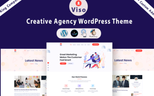 VISO - Creative Agency WordPress Theme