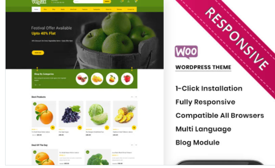 Vegux - The Mega Grocery Store WooCommerce Theme