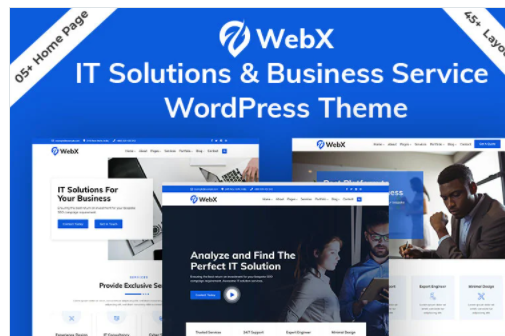 Product Image - WebX – Technology & Business Solution Service WordPress Theme