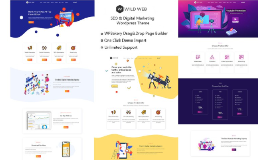 WildWeb — Seo & Marketing Agency WordPress Theme