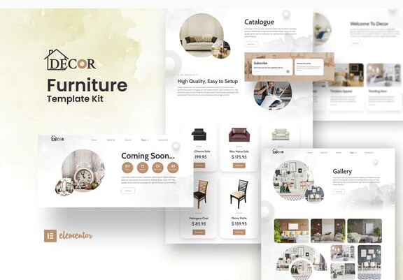 Product Image - Decor – Furniture & Interior Design Elementor Template Kit