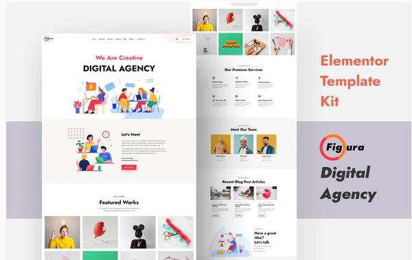 Figura - Creative Agency Elementor Template Kit