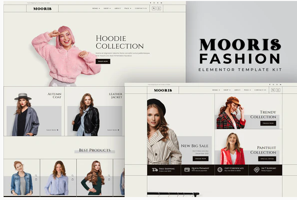 Product Image - Mooris – WooCommerce Fashion Elementor Template Kit