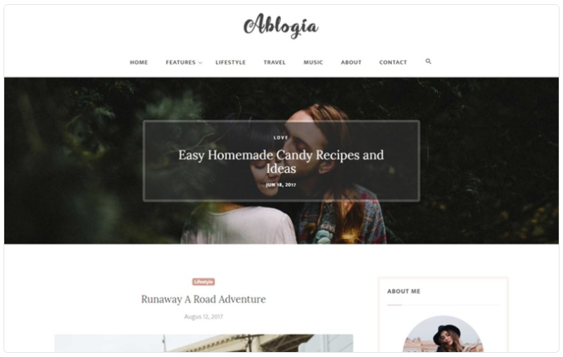 Abloga - HTML5 Blog Website Template 1.0