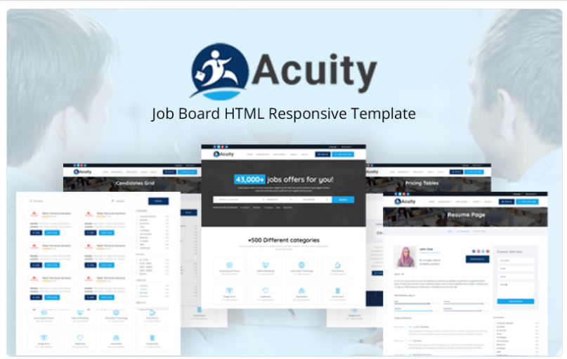 Acuity - Job Board HTML Responsive Website Template 1.0
