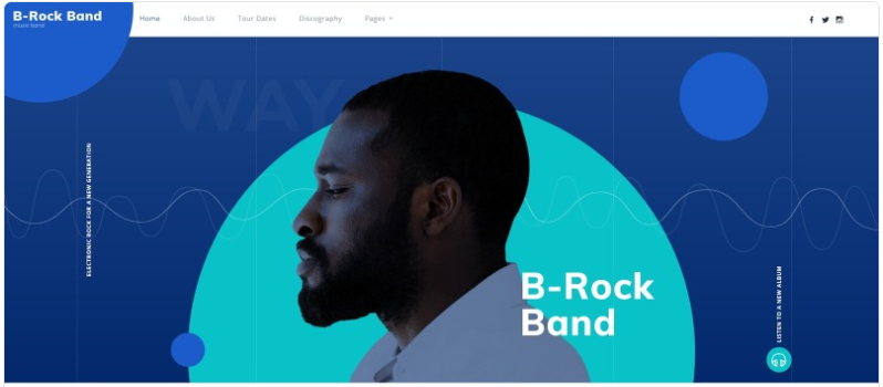 B-Rock Band - Music Band Multipage Creative HTML Website Template 1.0