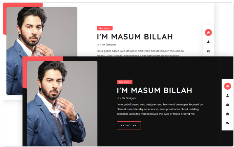 Bissas - Personal Portfolio Website Template 1.0