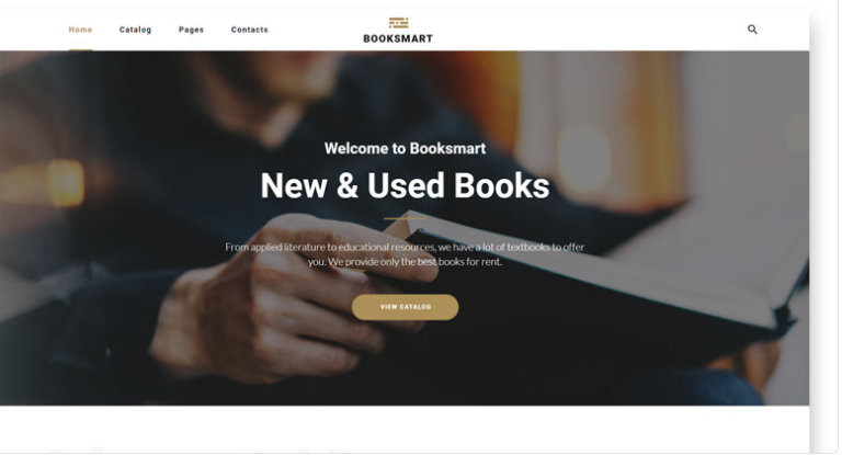 Booksmart - Books for Rent Modern Multipage HTML5 Website Template 1.0
