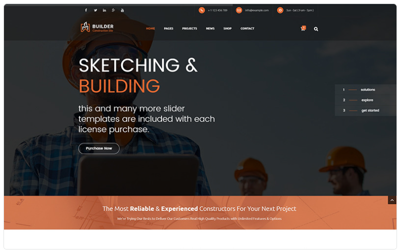 Builder - Construction and Building HTML Website Template 1.0