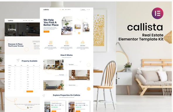Callista - Real Estate Elementor Template Kit