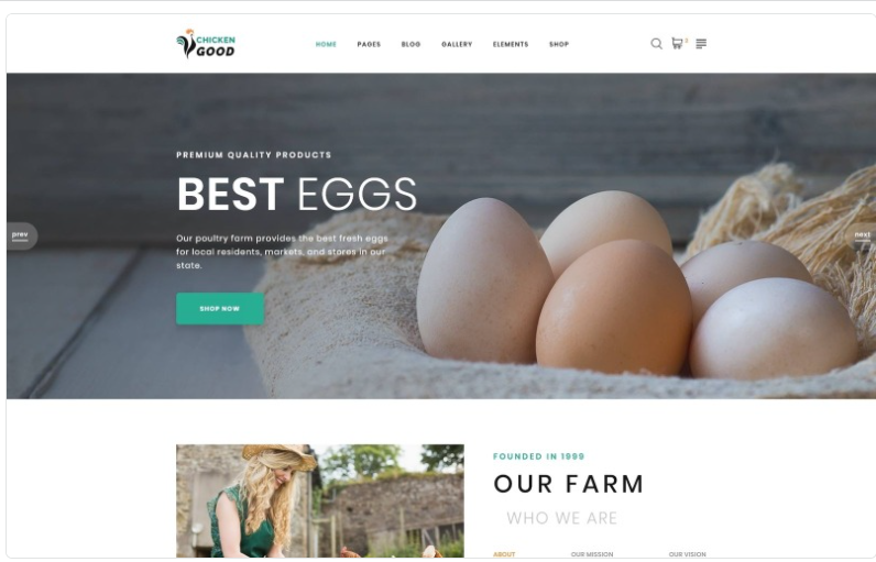Chicken Good - Poultry Farm Multipage HTML Website Template 1.0
