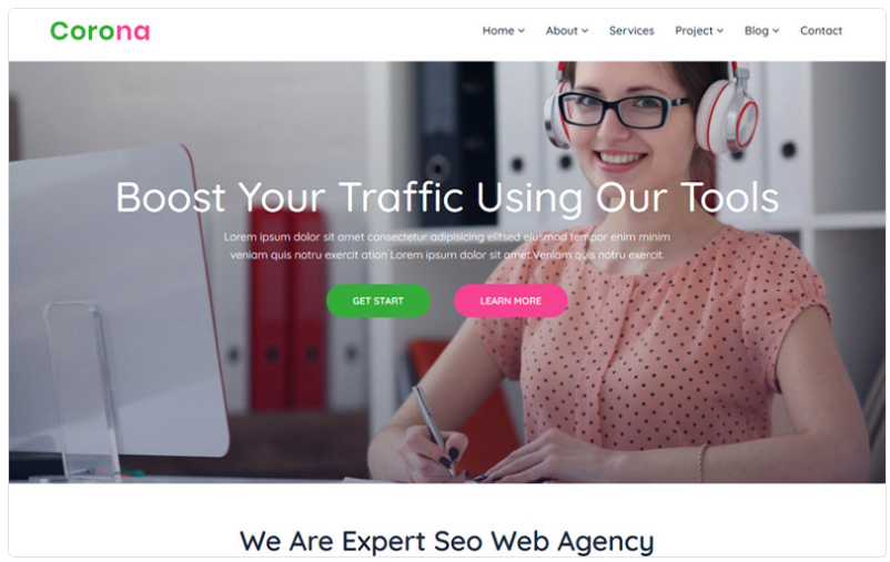 Corona - Digital Agency Multipurpose Website Template 1.0