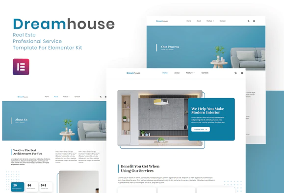 Dreamhouse - Real Estate Elementor Template Kit