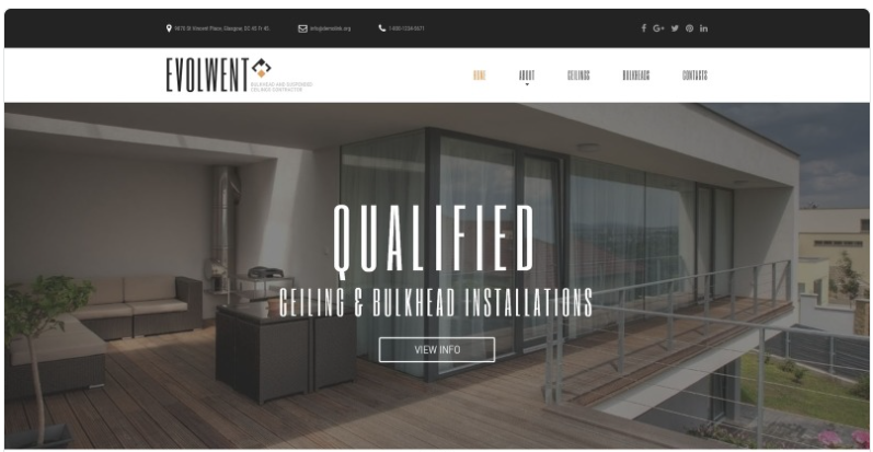 Evolwent - Interior Design Responsive Modern HTML Website Template 1.0