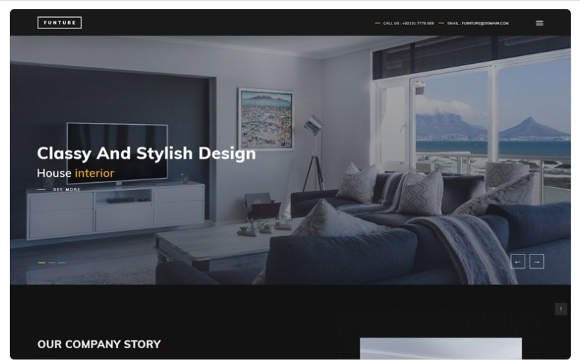 FUNTURE - Interactive Architecture Website Template 1.0