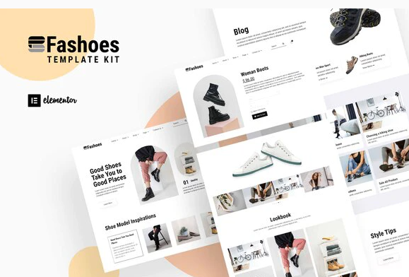 Fashoes - Minimalist Fashion Store Elementor Template Kit