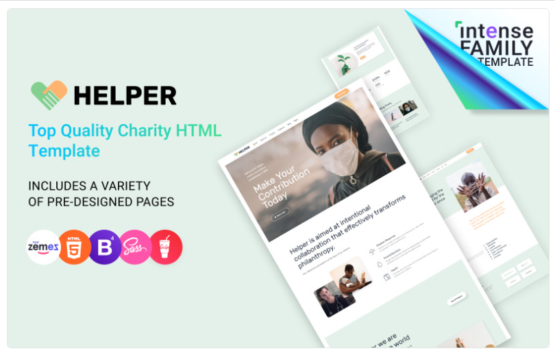 Helper - Charity Organisation Website Template 1.0
