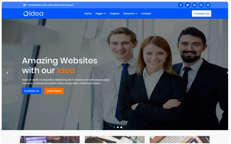 Idea - Multipurpose Bootstrap Responsive HTML Website Template 1.0