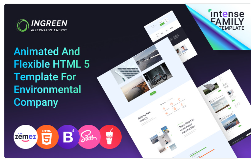 InGreen - Green Energy Website Template 1.0