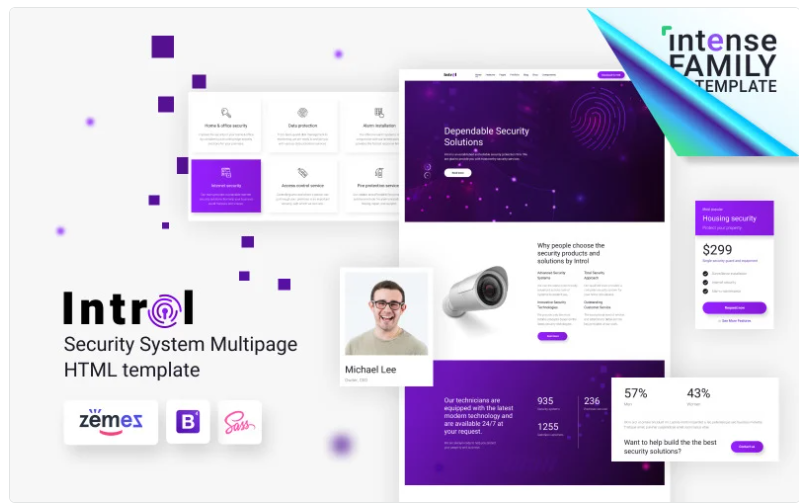 Introl - Security Company Responsive Website Template 1.0