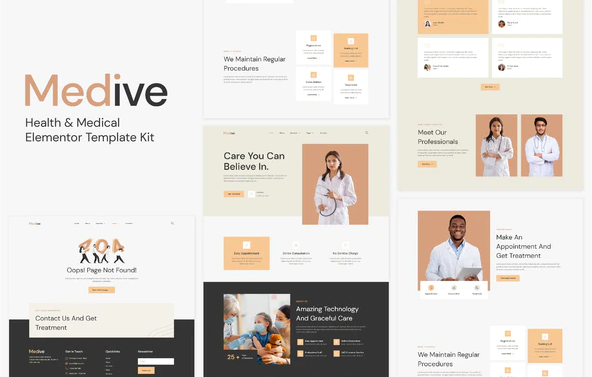 Medive - Health & Medical Elementor Template Kit