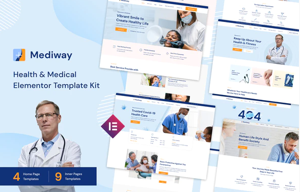 Product Image - Mediway – Health & Medical Elementor Template Kit