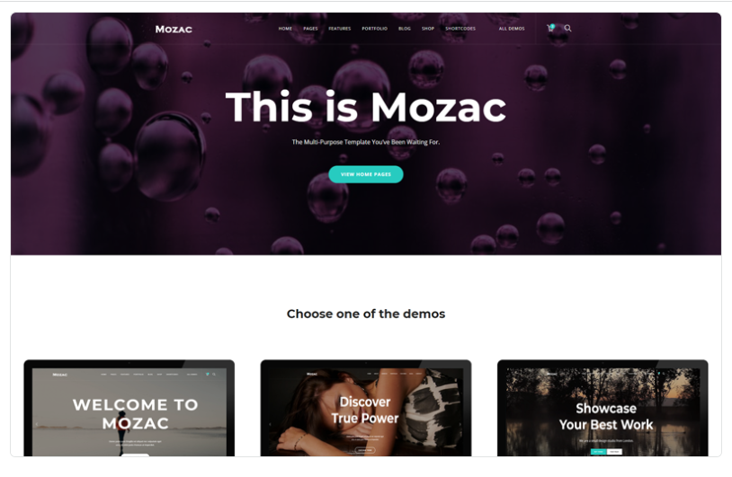 Mozac - Multipurpose HTML5 Website Template 1.0