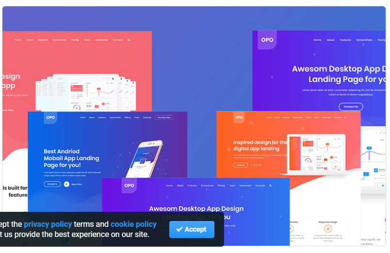 Opo - Creative App Responsive Website Template