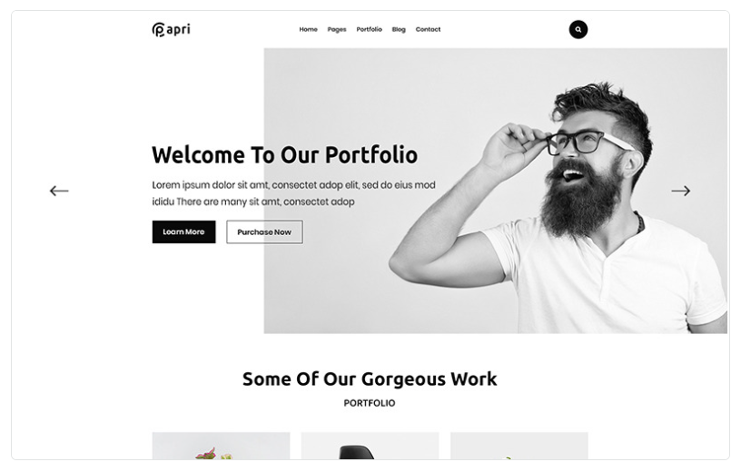 Papri - Portfolio Creative HTML5 Template Website Template 1.0