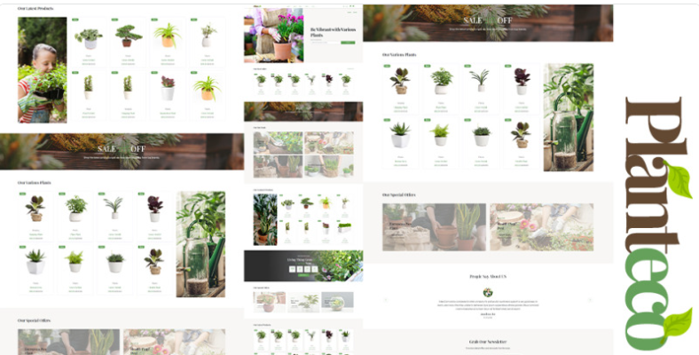 Planteco - Bootstrap 4 Plant eCommerce HTML5 Website Template 1.0