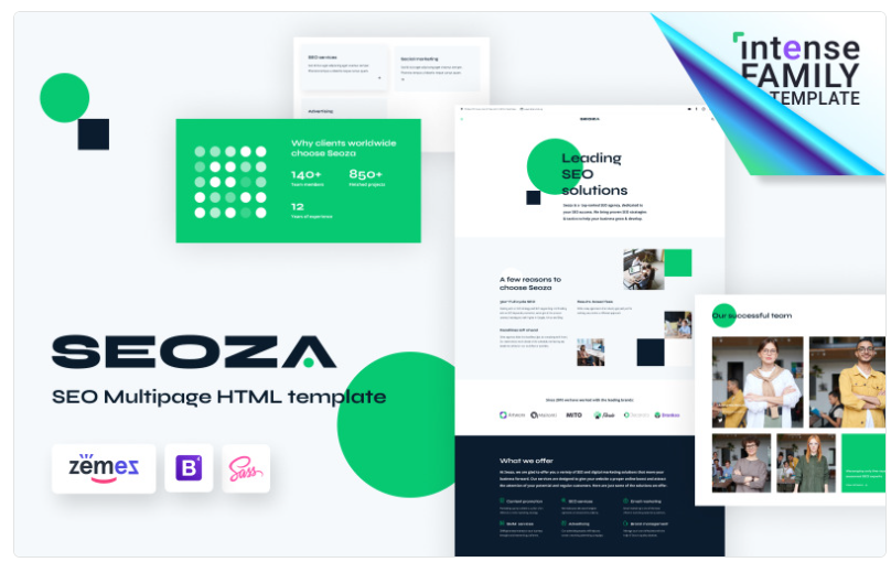 Seoza - SEO Agency HTML Website Template 1.0