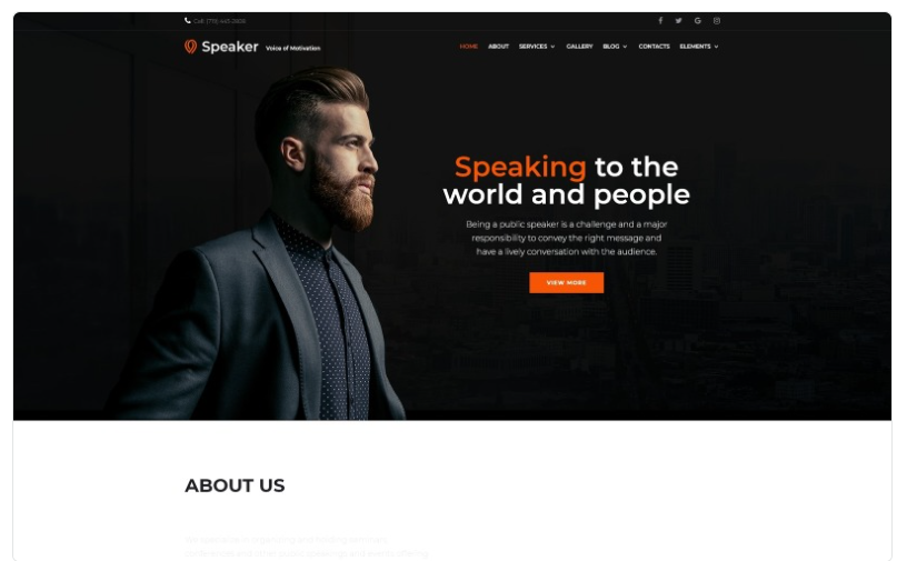 Speaker - Event Planner Multipage Creative HTML Website Template 1.0