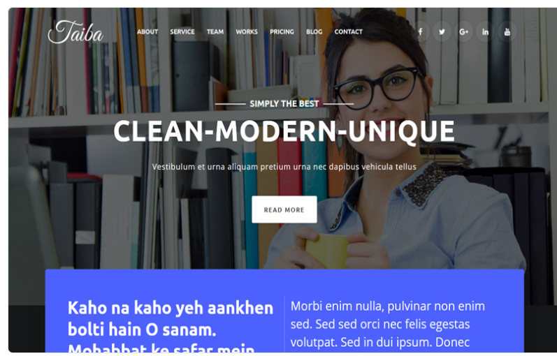 Taiba - Corporate & Business Responsive Website Template 1.0