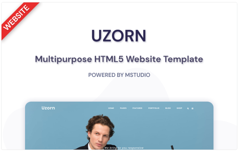 Uzorn - Responsive Multi-Purpose Website Template 1.0