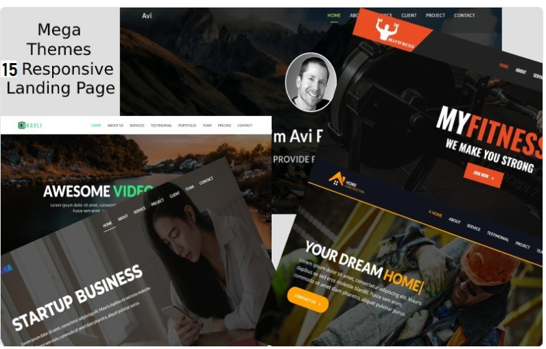 15 multipurpose Business Website Template 1.0