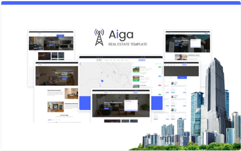 Aiga - Real Estate HTML5 Website Template 1.0