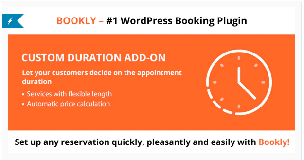 Bookly Custom Duration