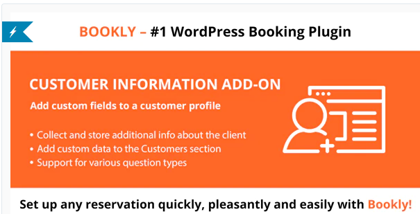 Bookly Customer Information