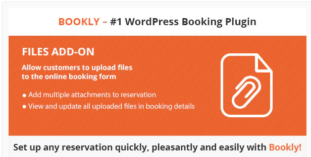 Bookly Files (Add-on)