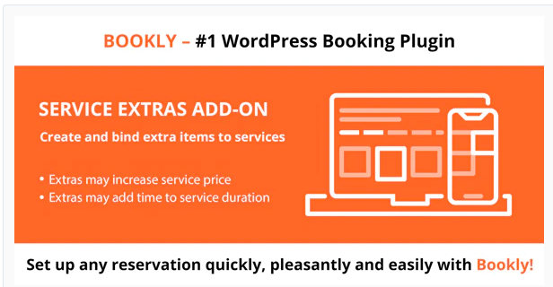 Bookly Service Extras (Add-on)